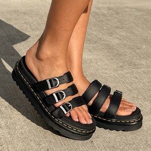 Dr. Martens Blaire Black Slide